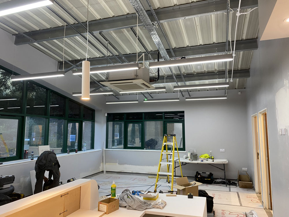 Office electrical installation
